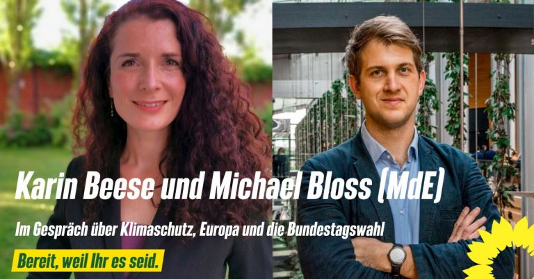 Karin Beese im Gespräch mit Michael Bloss